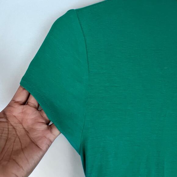 CACHE Women's Dress Size Large Cocktail Wrap V-Neck Green Midi NEW WITH TAG - Picture 7 of 10